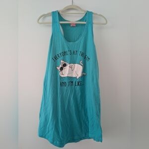 Jenni by Jennifer Moore Teal Crewneck Top